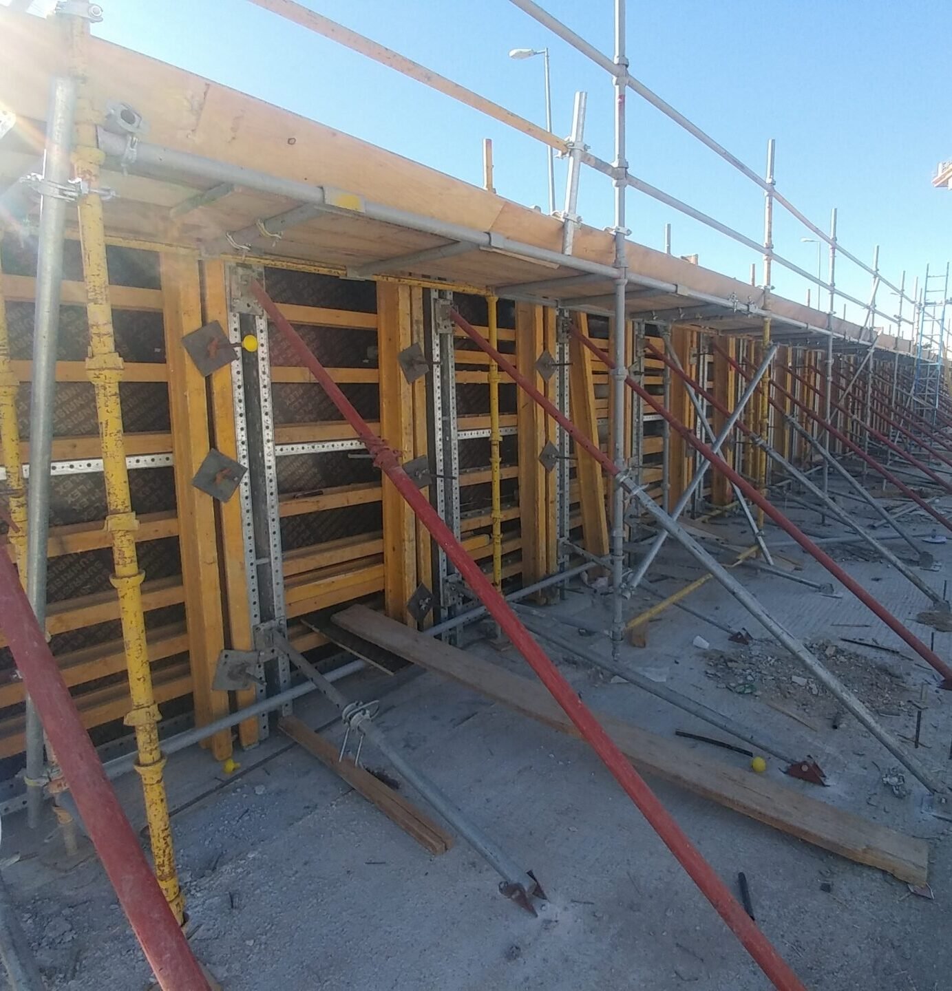 Reinforced Concrete Wall Formwork